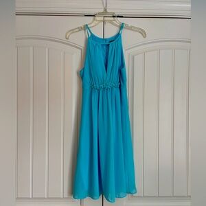 Verty light blue chiffon dress size small